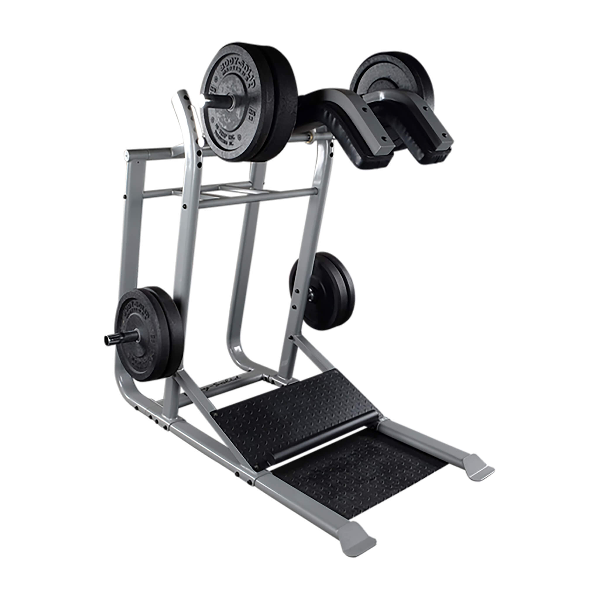 pro clubline sls500 leverage squat machine corner view