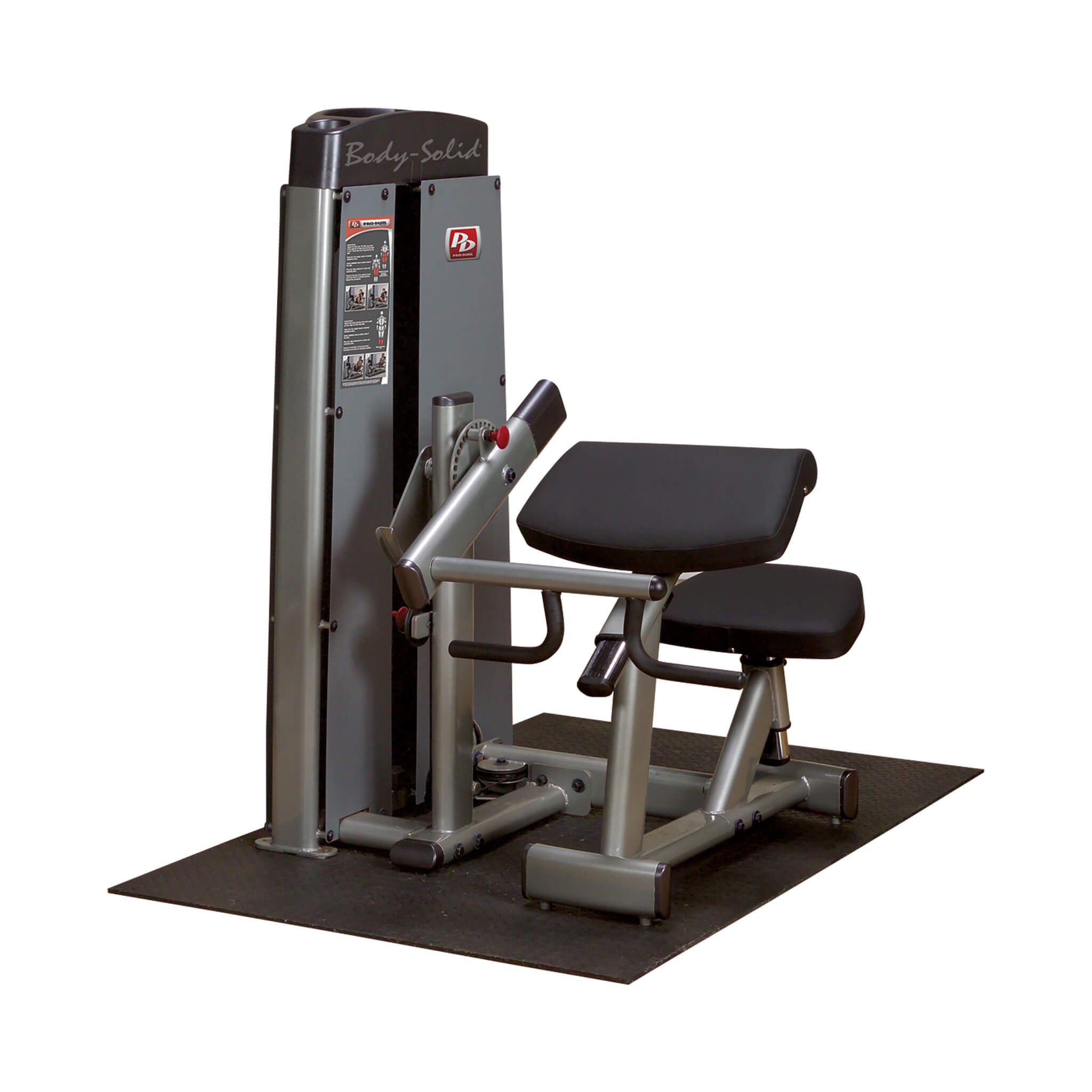 pro dual dbtc sf bicep and tricep machine white background