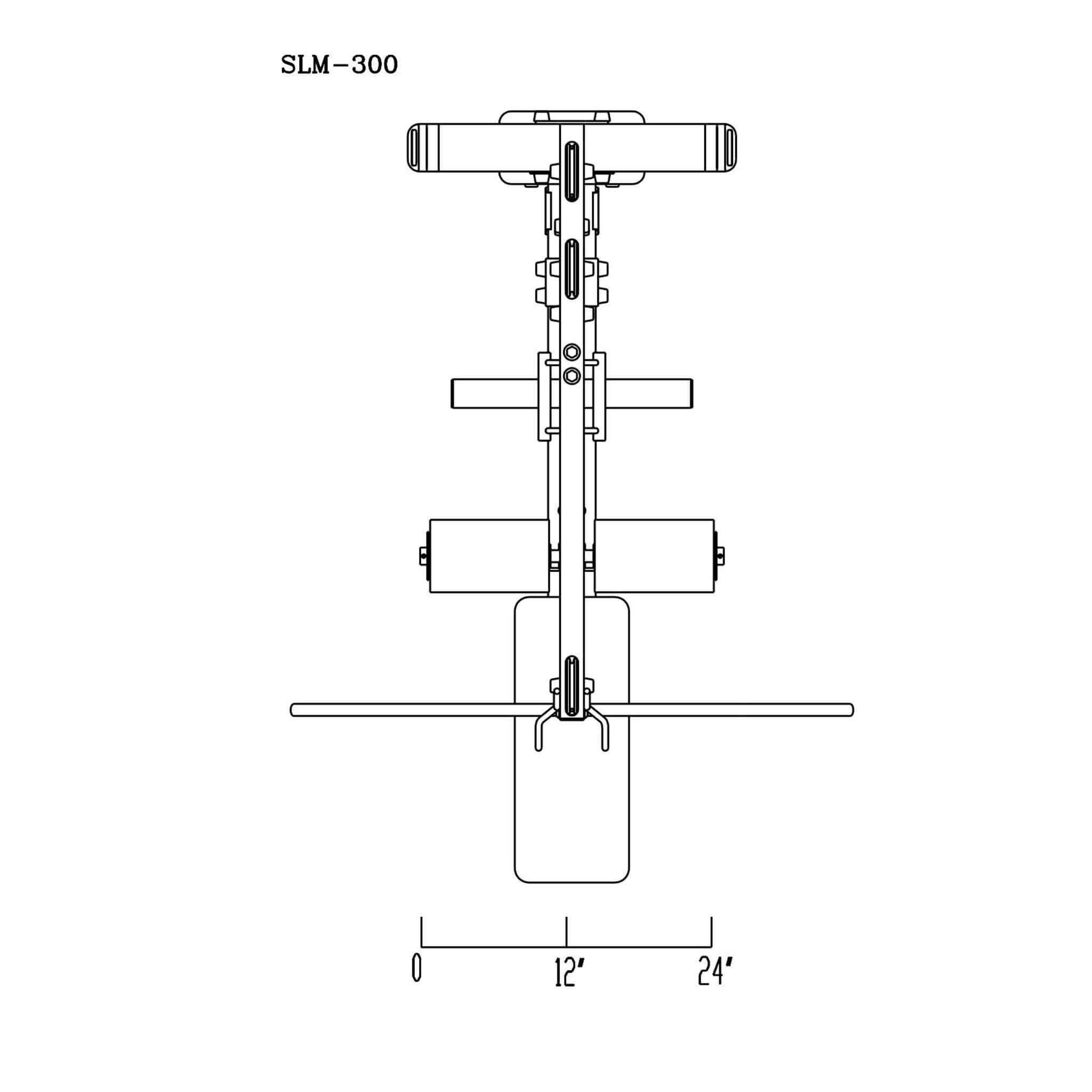 slm300g lat and mid row machine dimensions