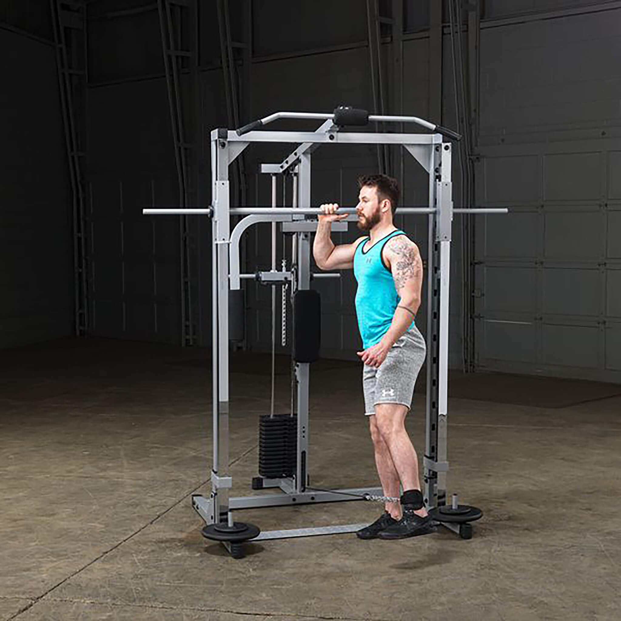 body solid smith machine gym psm1442xs leg developer station