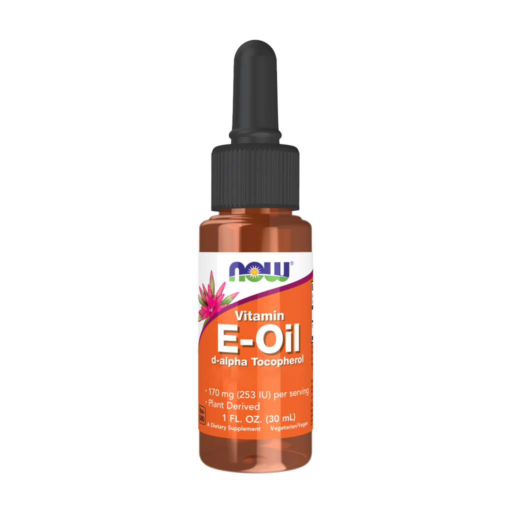 NOW Foods Vitamin E Oil (30 ml.) Front cover