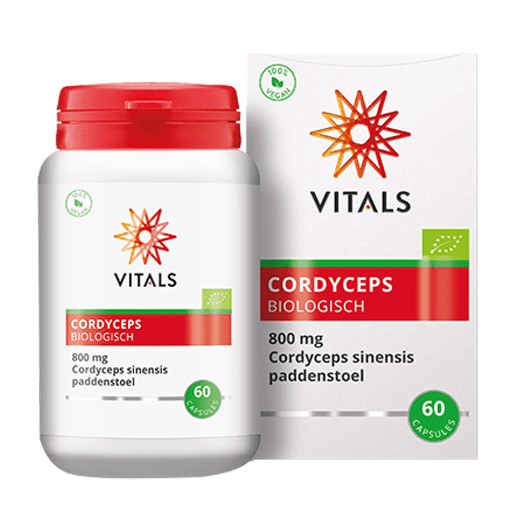 Vitals Cordyceps Organic jar box
