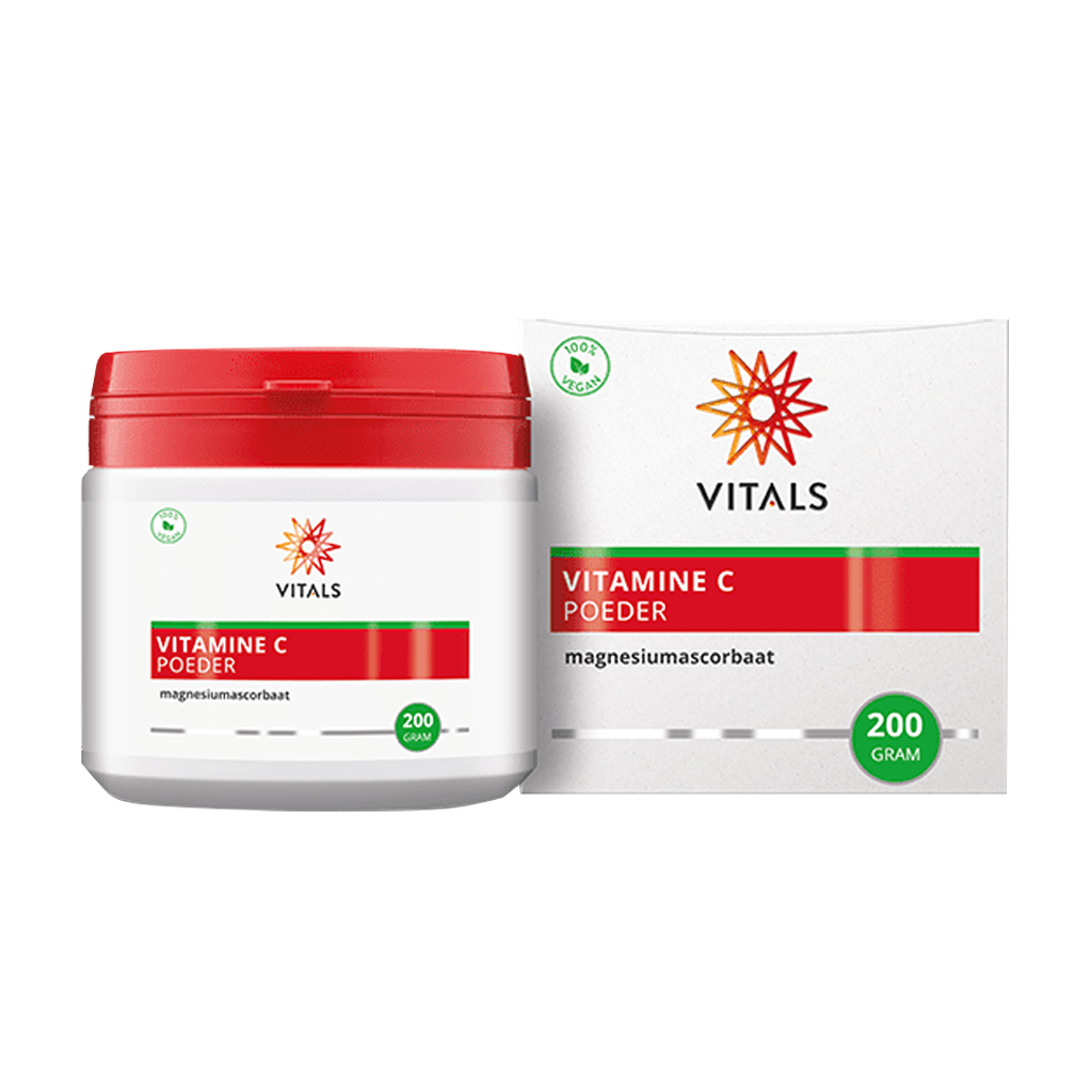 Vitals Vitamin C Powder magnesium ascorbate jar box