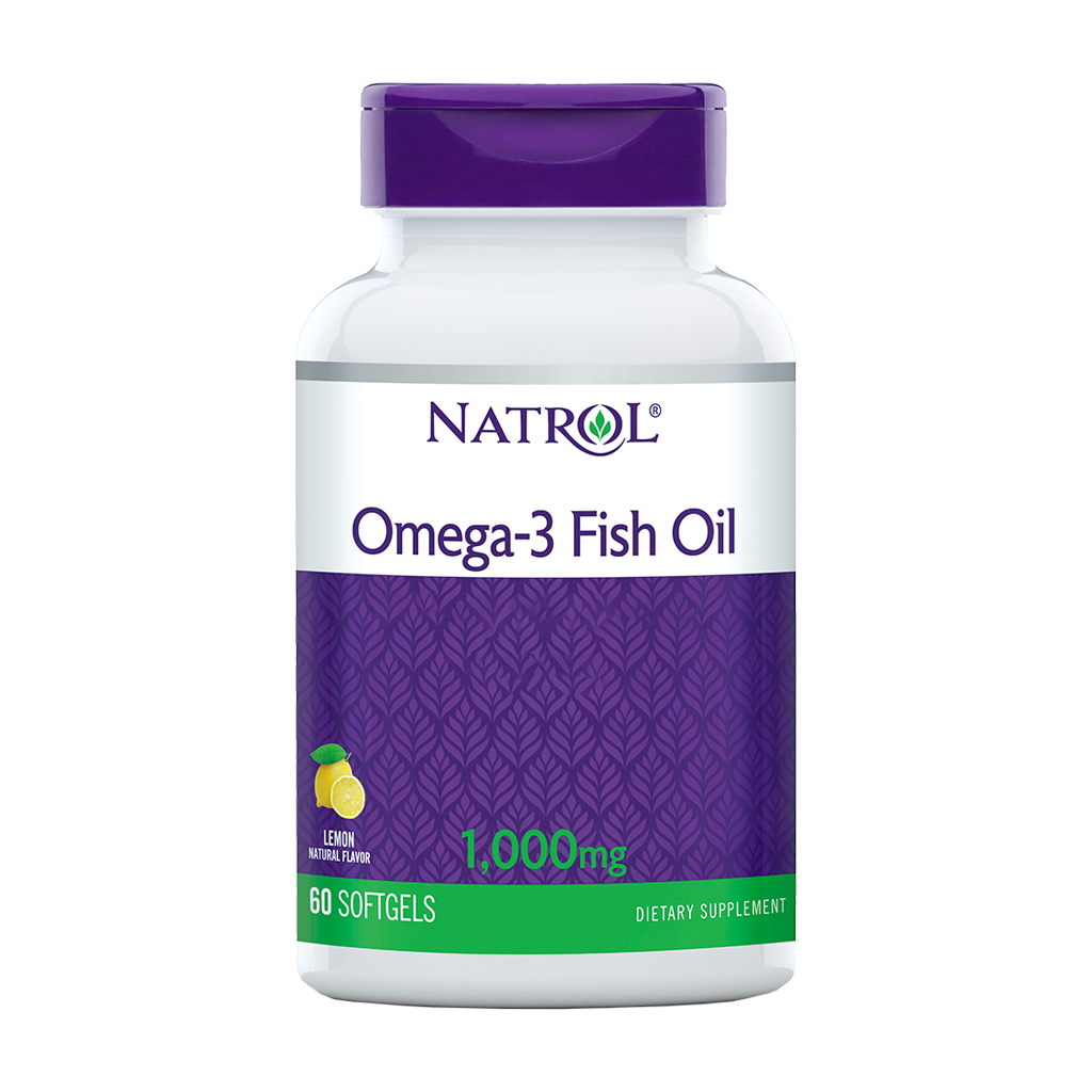 natrol omega 3 fish oil 1000mg 60 softgels