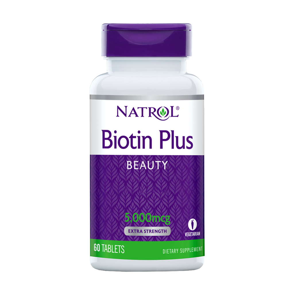 natrol biotin plus 5000mcg 60 tablets 1