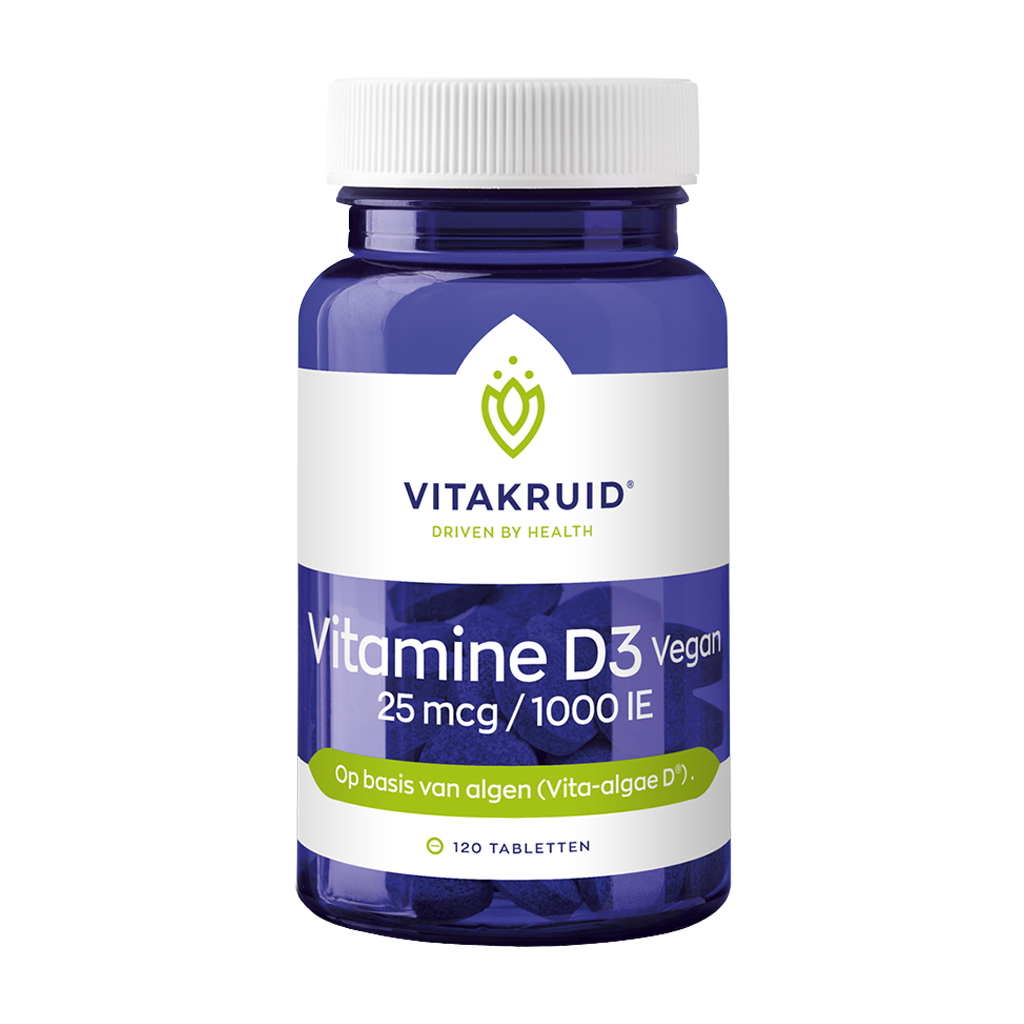 vitakruid vitamin d3 25 mcg vegan 120 tablets 1