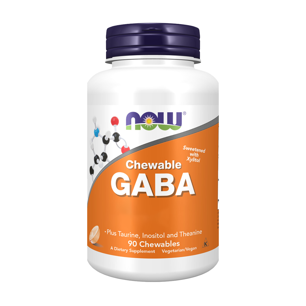 GABA (Gamma-Aminobutyric Acid) Orange Flavor (90 tablets)