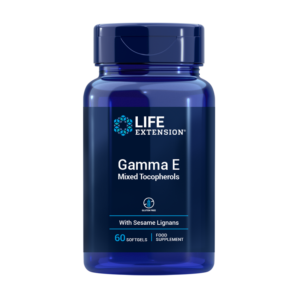 life extension gamme e mixed tocopherols 60 softgels 1