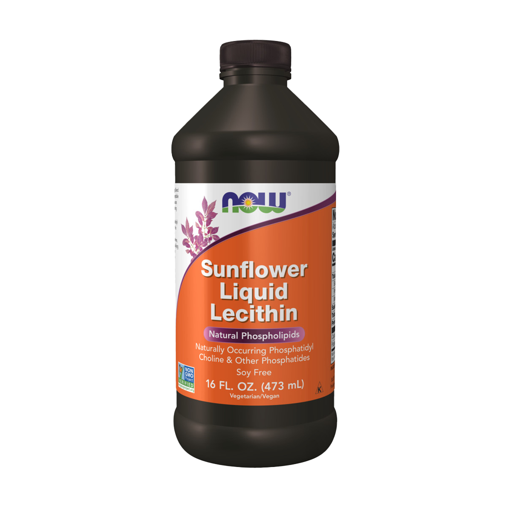 now foods sunflower liquid lecithin 473ml 1
