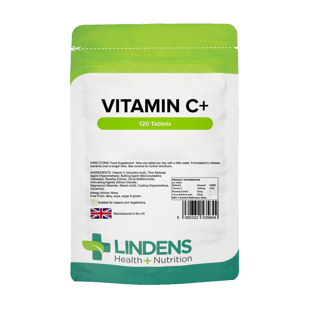 lindens vitamin c plus supplement 1000mg 120 tabletten