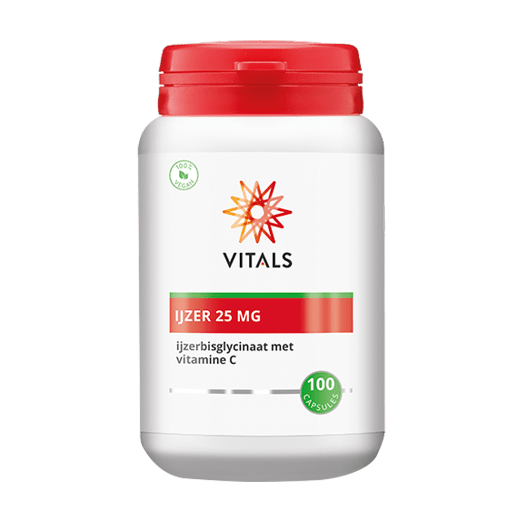 Vitals Iron 25 mg jar