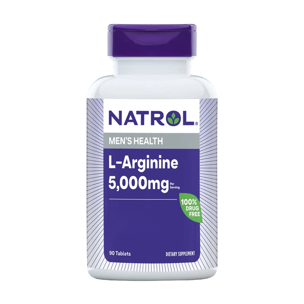 natrol l arginine extra strength 5000mg 90 tablets 1
