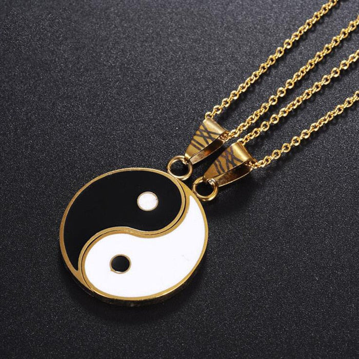 Yin Yang Friendship Necklace