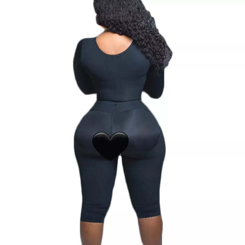 Anti cellulite compression full body shaper