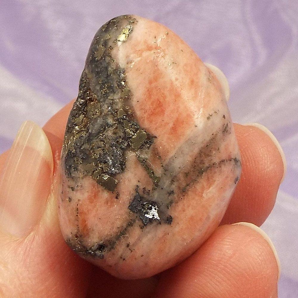 Rare natural piece Triplite, Wagnerite and Pyrite 84g SN54849