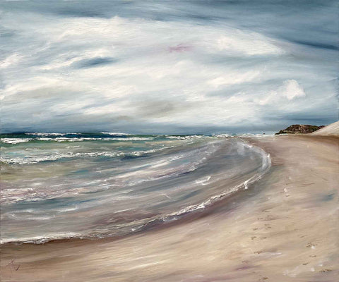 Kenton-on-sea beach painting