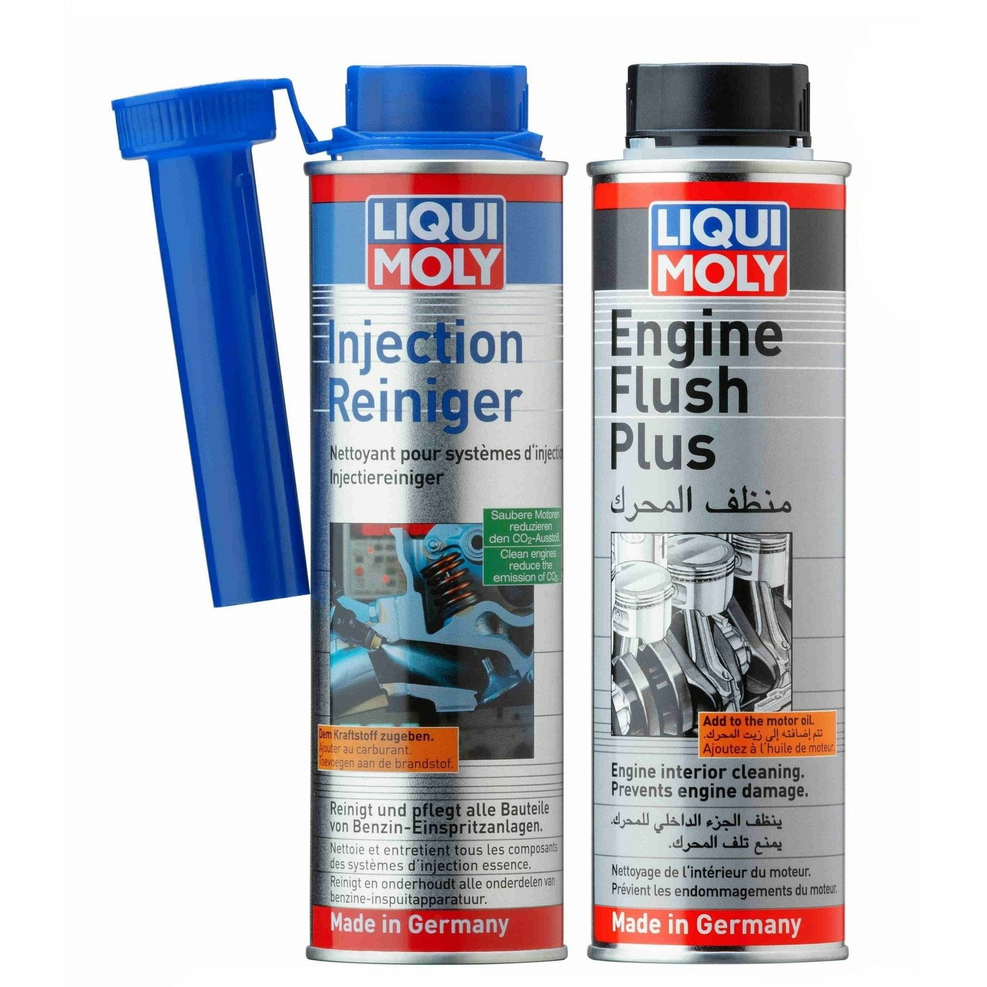 begin onhandig gemiddelde Liqui Moly Service Kit Petrol Injection Cleaner 300ml & Engine Flush Plus  300ml – Tanzi Car Parts