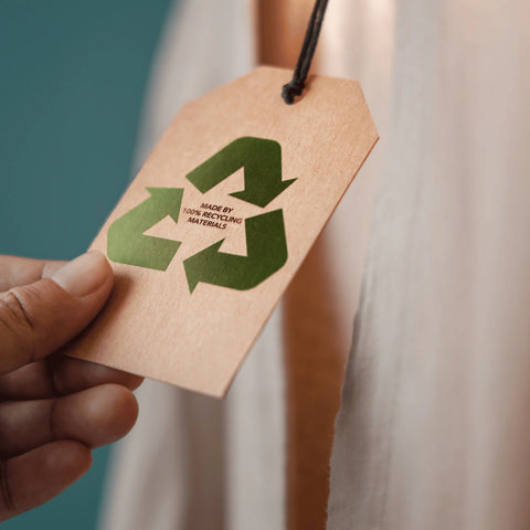 Recycled product tag