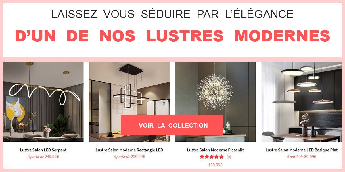Collection Lustre Salon Moderne