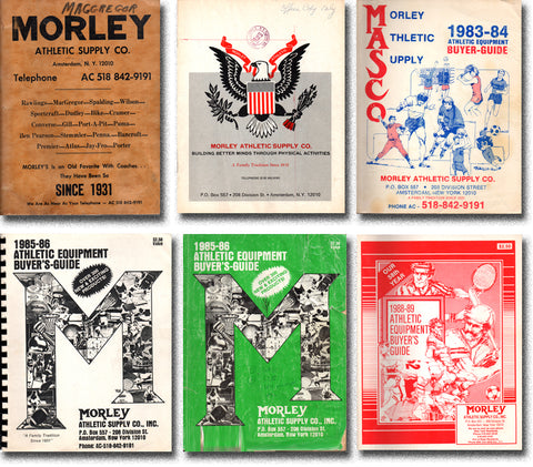 Morley Athletic vintage catalog covers