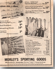 Morley Athletic vintage news paper advertisement