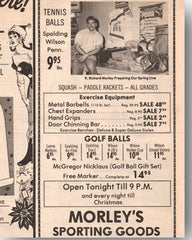 Morley Athletic vintage news paper advertisement