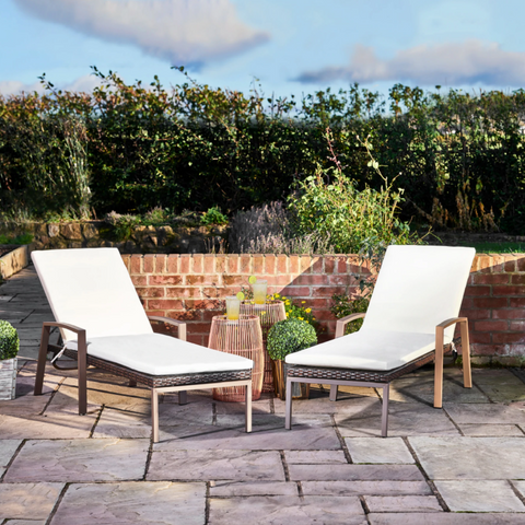 Set of  two Teamson lounge chairs.