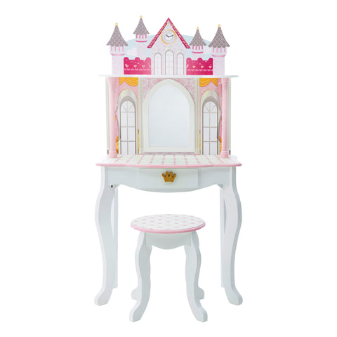 FANTASY FIELDS - DREAMLAND CASTLE PLAY VANITY SET - WHITE / PINK