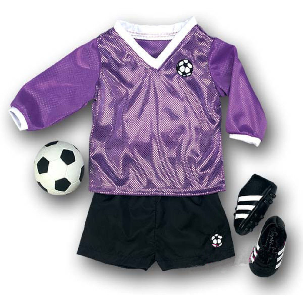 Sophia’s Doll Soccer Outfit 6-Piece Set with Ball for 18" Dolls