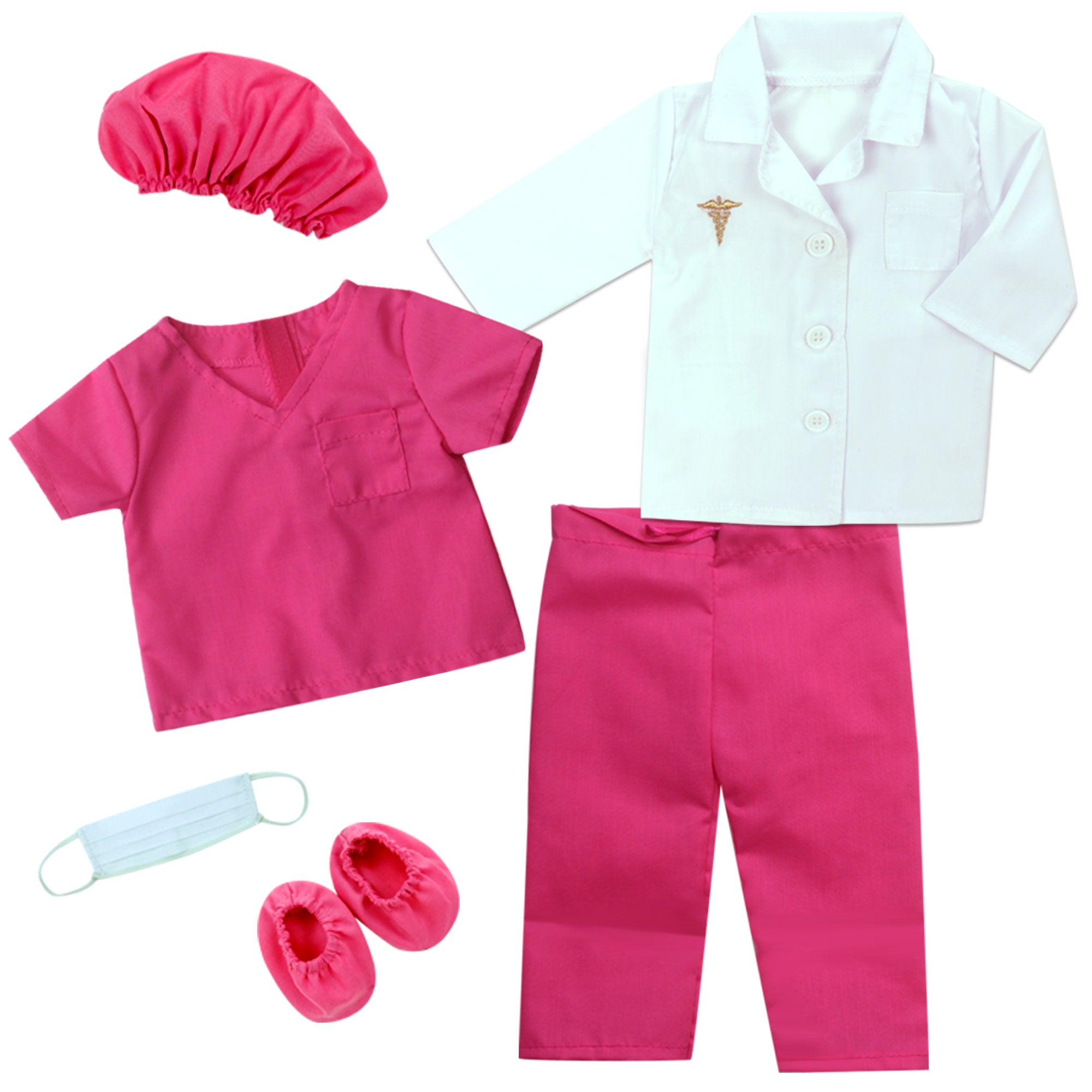 Sophia's Doll Doctor and Medical Accessories Set for 18 Dolls, Pink –  Teamson