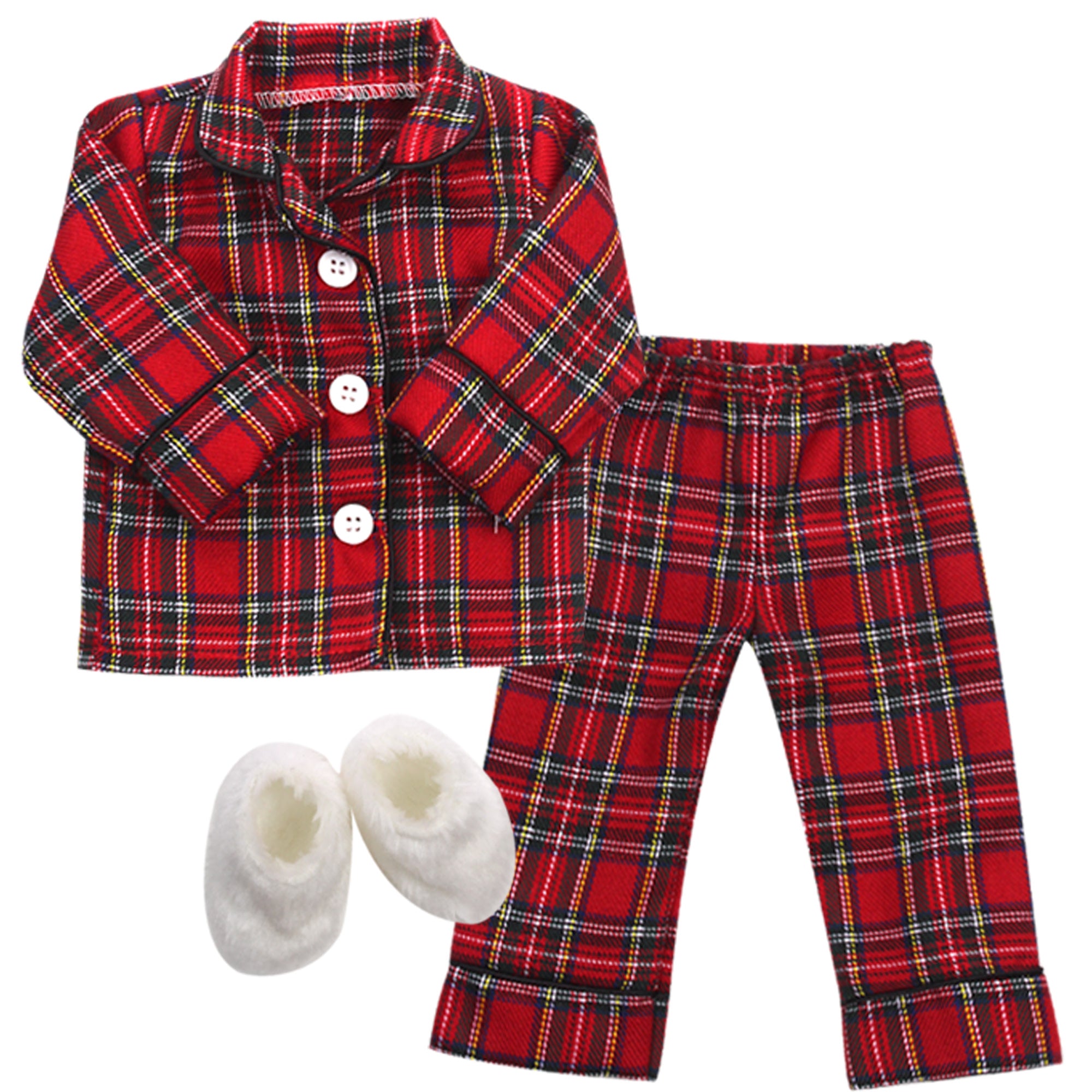 Infant's Imperial Tartan Doll Pajamas