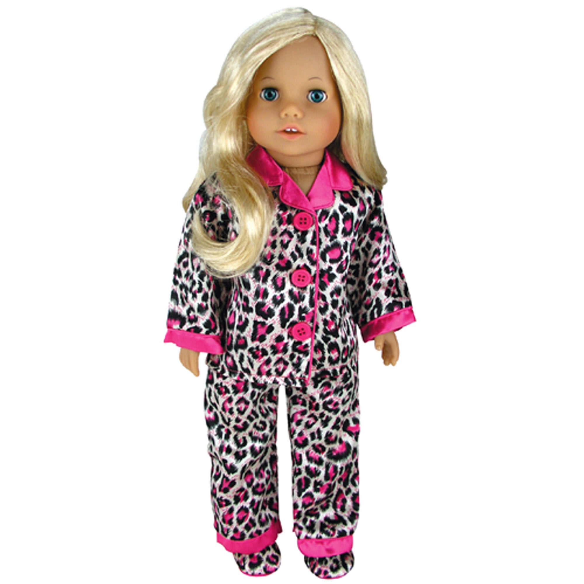 Sophia's Flannel Pajama & Slippers Set for 18'' Dolls, Pink, 1 - Fry's Food  Stores