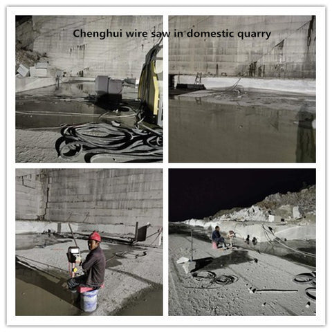 Diamond wire have beed used in both china and abroad quarries