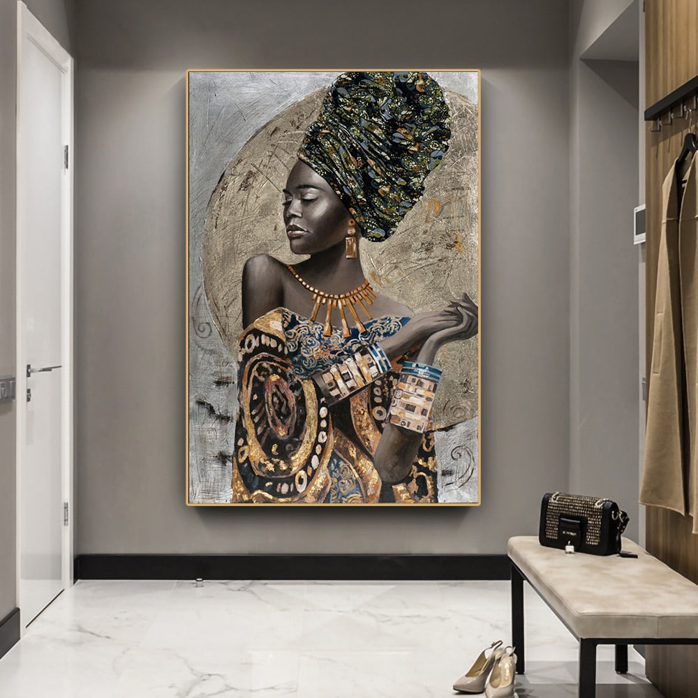 African Paintings | Minerva Design, 90x130cm