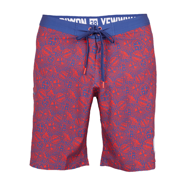 Yeww Boardshorts - Red & Blue | Dixxon Flannel Co. – DIXXON UK