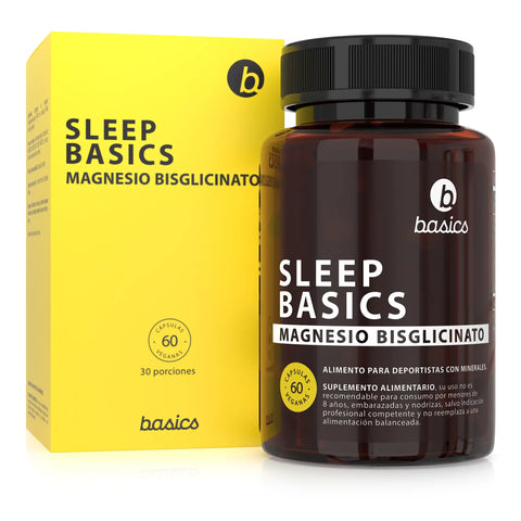 Magnesio Bisglicinato glicinado Basics Nutrition SLEEP BASICS