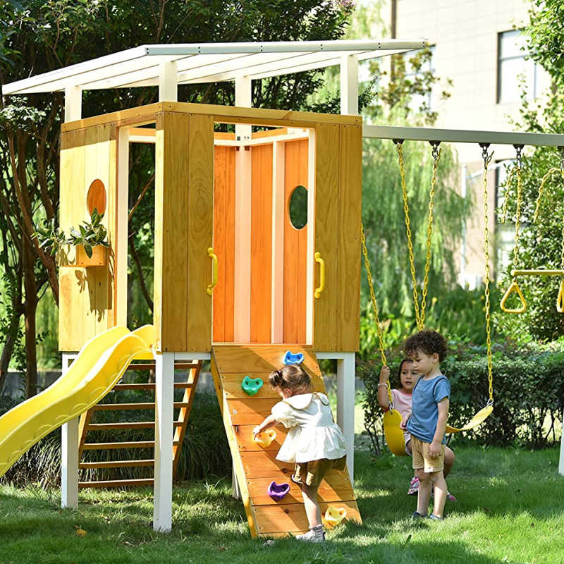 Avenlur Forest - Modern Backyard Outdoor Playset For Toddlers