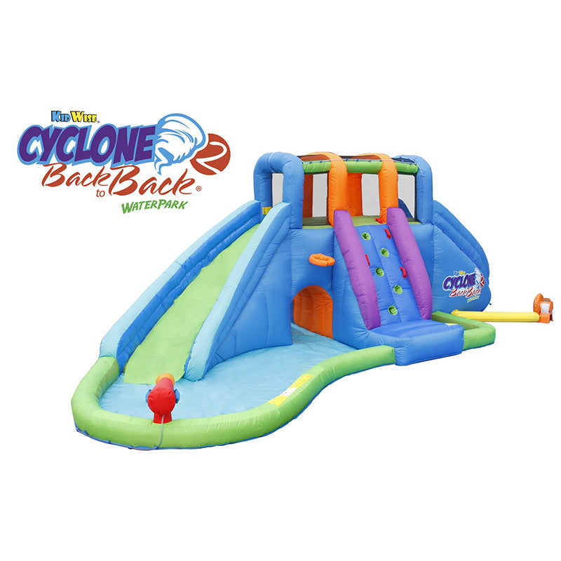 kid-wise-cyclone-2-back-to-back-waterpark-and-lazy-river-front-side-view-multi-colored