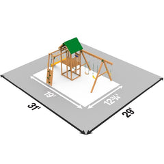 Playstar Plateau Bronze Outdoor Playset Dimensions