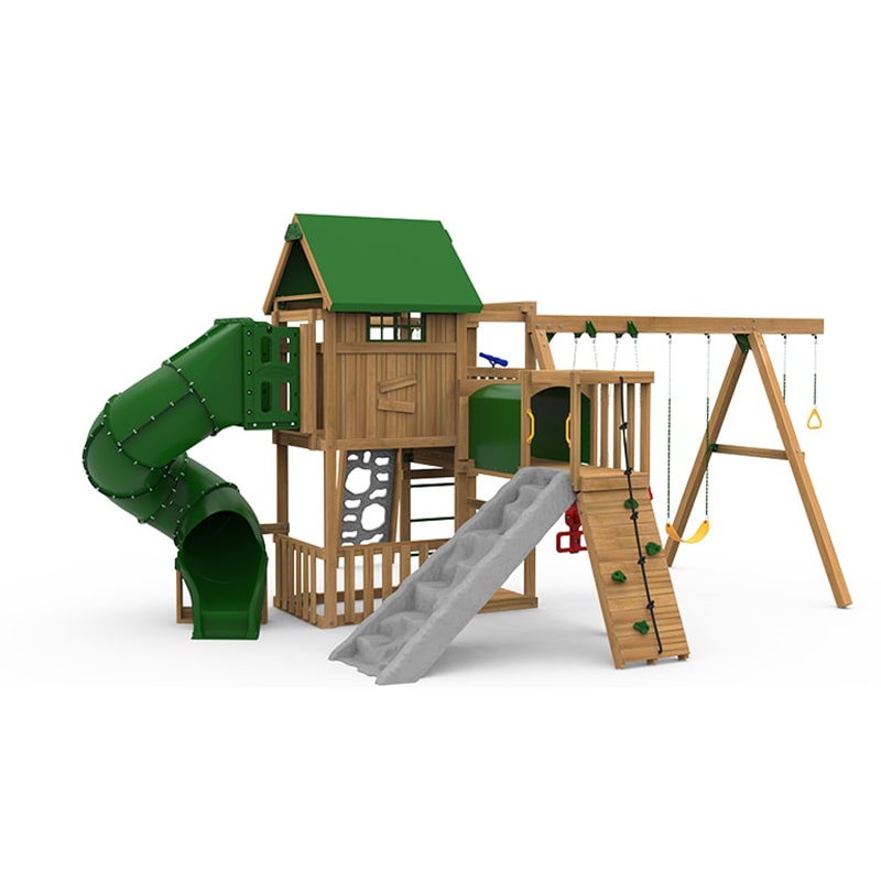 Playstar Summit Gold Outdoor Playset Front View