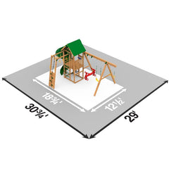 playstar-plateau-gold-outdoor-playset-corner-view-dimensions