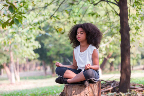 Girl doing yoga