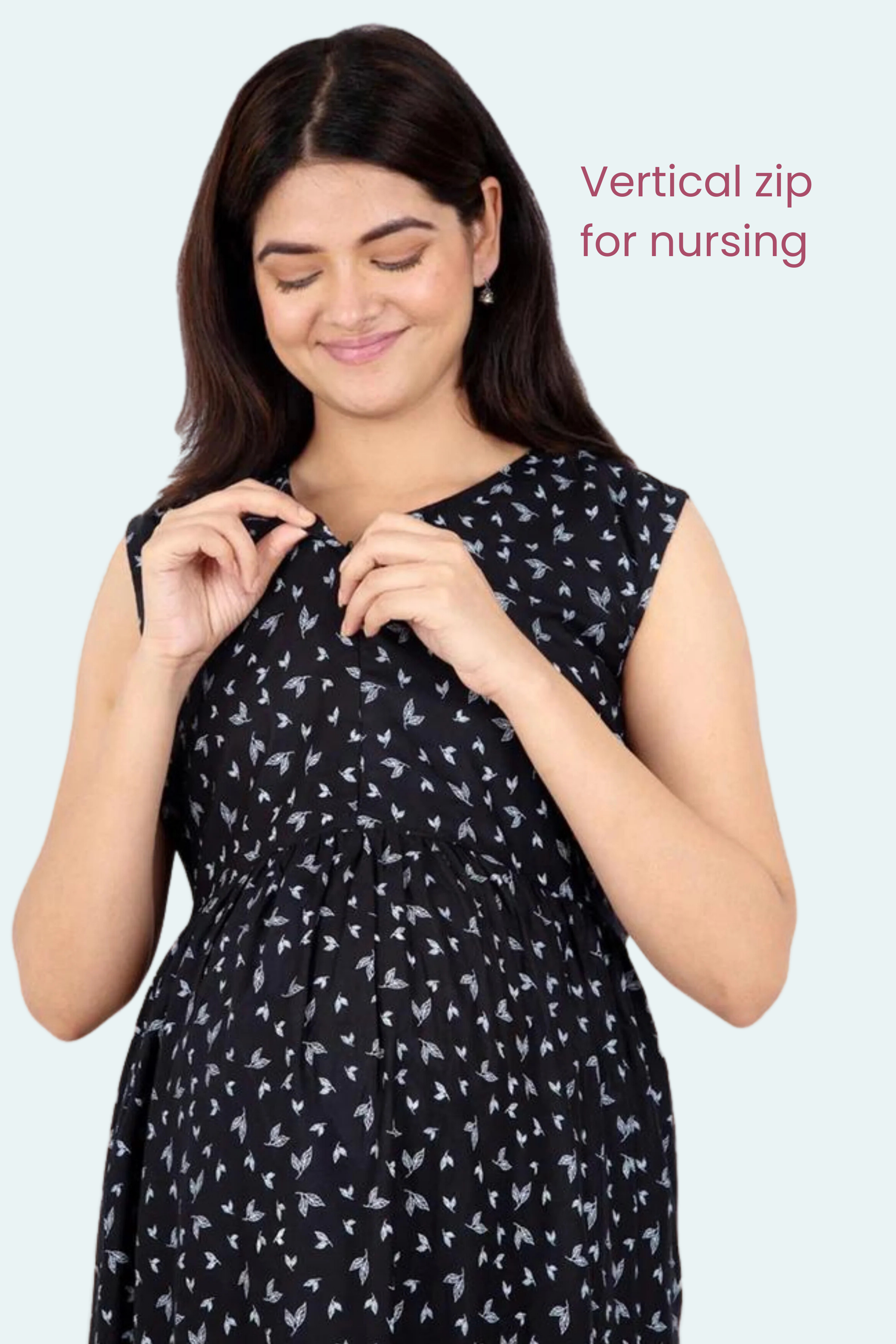 NyraApparels Women Maternity/Nursing Nighty - Buy NyraApparels Women  Maternity/Nursing Nighty Online at Best Prices in India | Flipkart.com