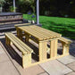 TPBR4 Tinwell Rounded Picnic Bench Garden Promos UK.