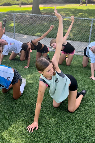 Yoga for athletes San Diego Girls Lacrosse Triad Athletes training