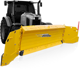 Metal Pless AgriMaxx Standard Edge Plow Mounted on a AG Tractor