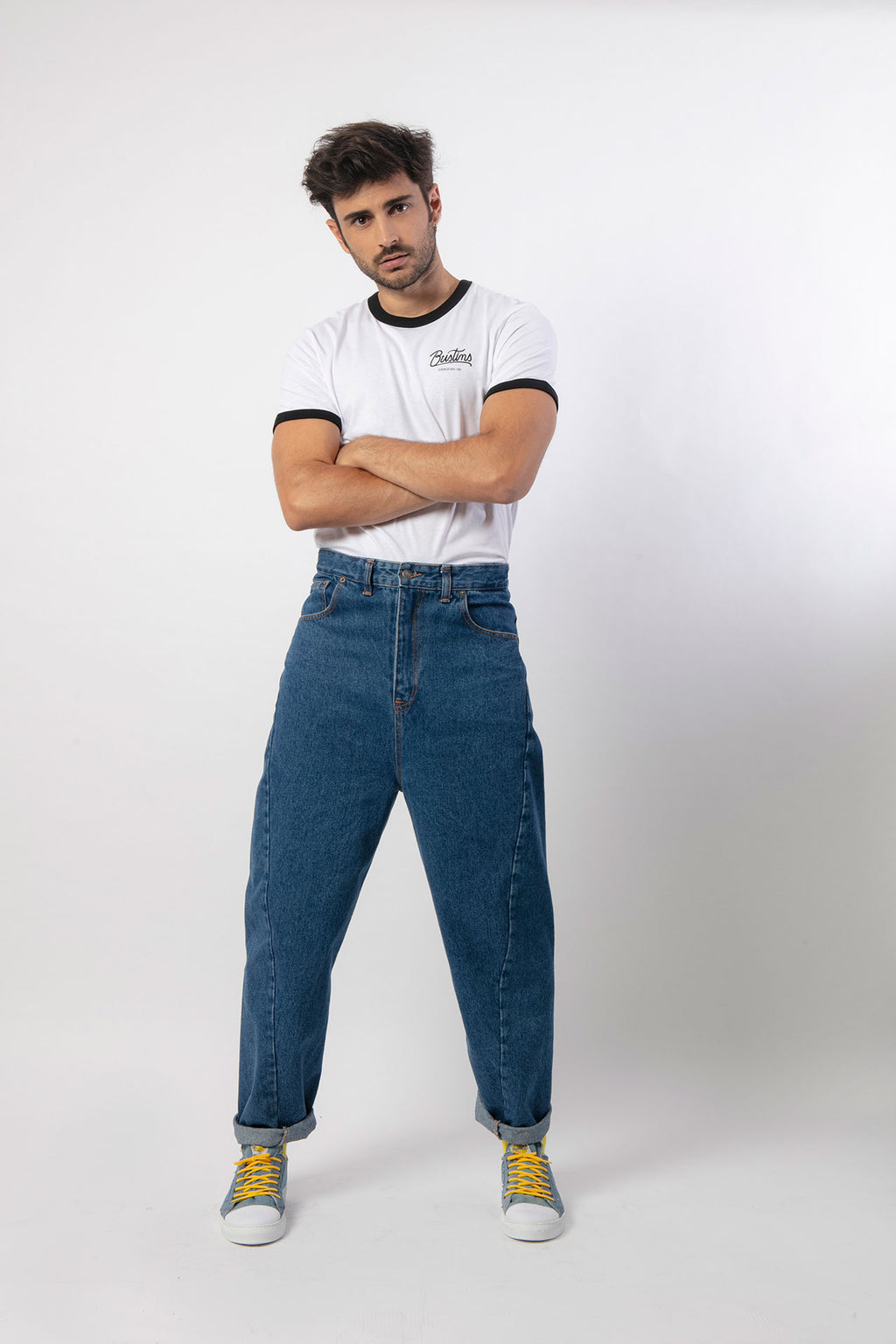 representante Corredor vamos a hacerlo Pantalones Vaqueros Anchos de Hombre – Bustins Jeans