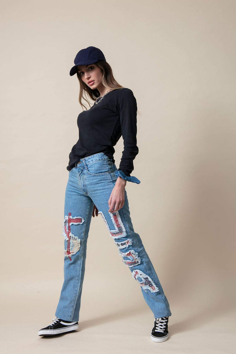 Seguir Cena Engañoso Pantalón Jean Vintage Rotos USA – Bustins Jeans