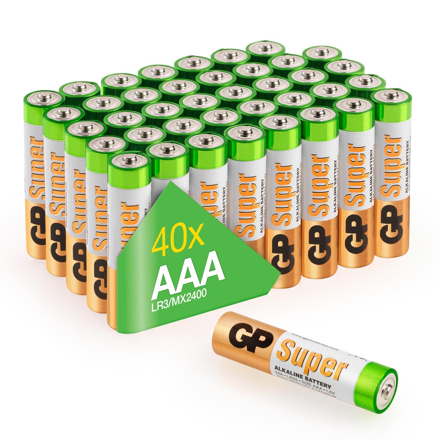 Skim betalen Maan oppervlakte GP Alkaline Super AAA Batterijen | 40 of 80 stuks | Maxmagazineshop.nl –  MAX Magazine Shop