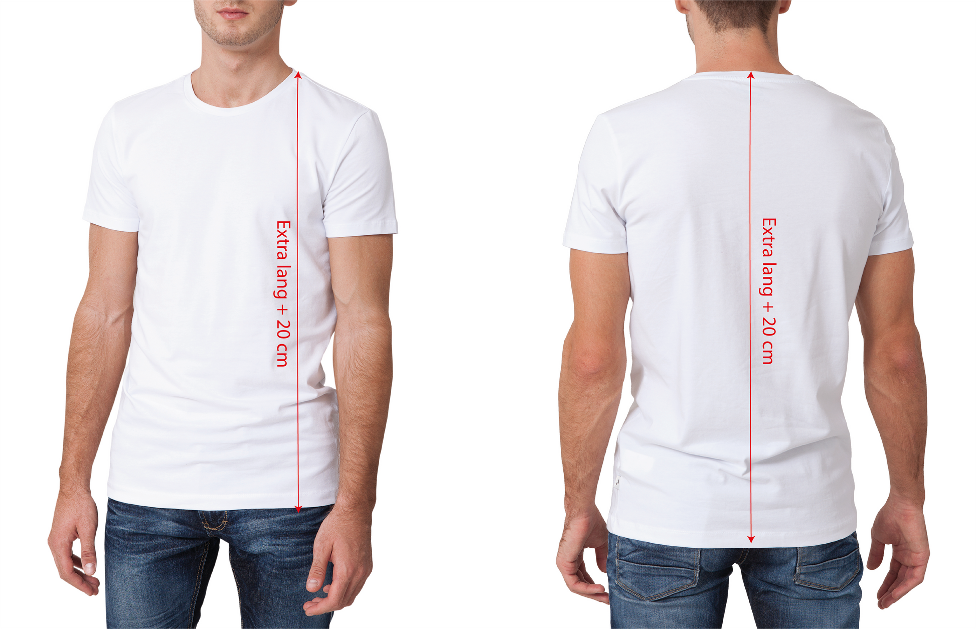 Extra Lange T-Shirts | Heren, 4-Pack | Maxmagazineshop.nl – MAX